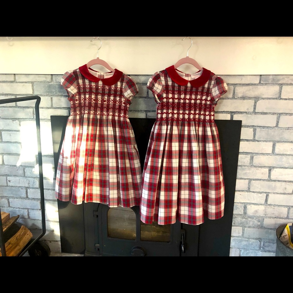 Janie & Jack Plaid Christmas Dresses